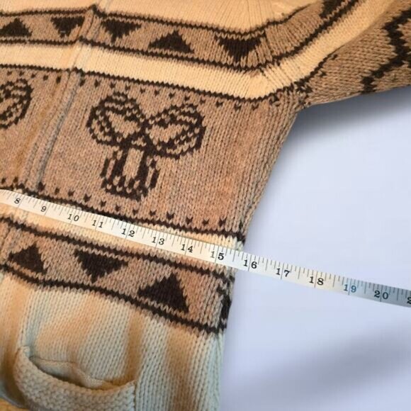 Aritzia TNA Sea to Sky Cowichan Style Lambswool Sweater - Size Large - Picture 5 of 8